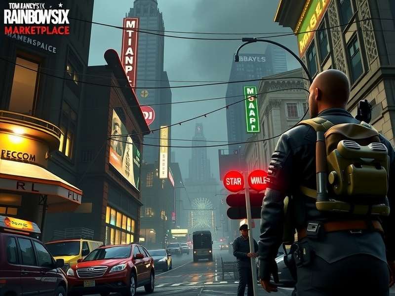 Rainbow Six Siege operator selection screen showing various operators and skins