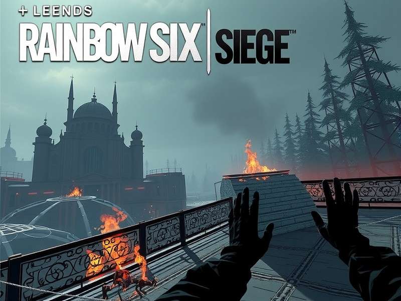 Rainbow Six Siege tactical operator team planning on a map