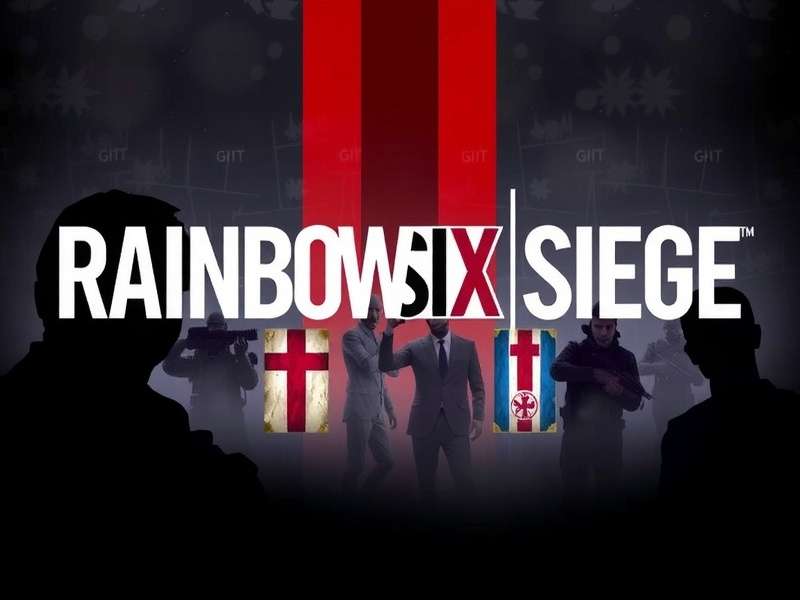 Rainbow Six Siege Discord server interface showing community chat and channels