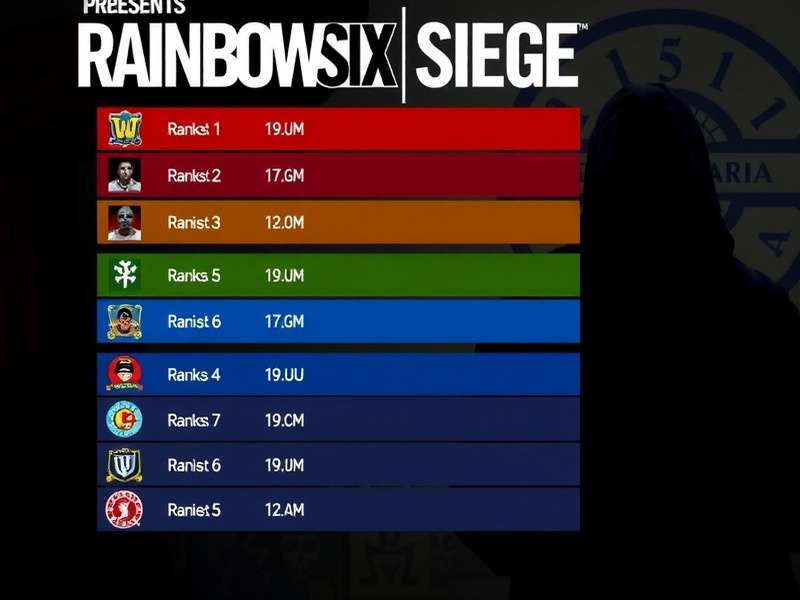 Rainbow Six Siege Rank Distribution Chart 2024