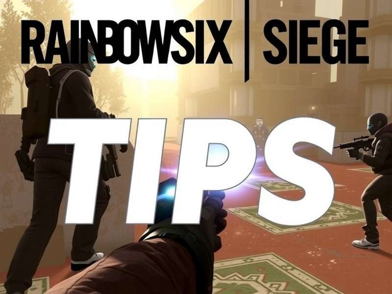 Rainbow Six Siege gameplay scene with operators in action