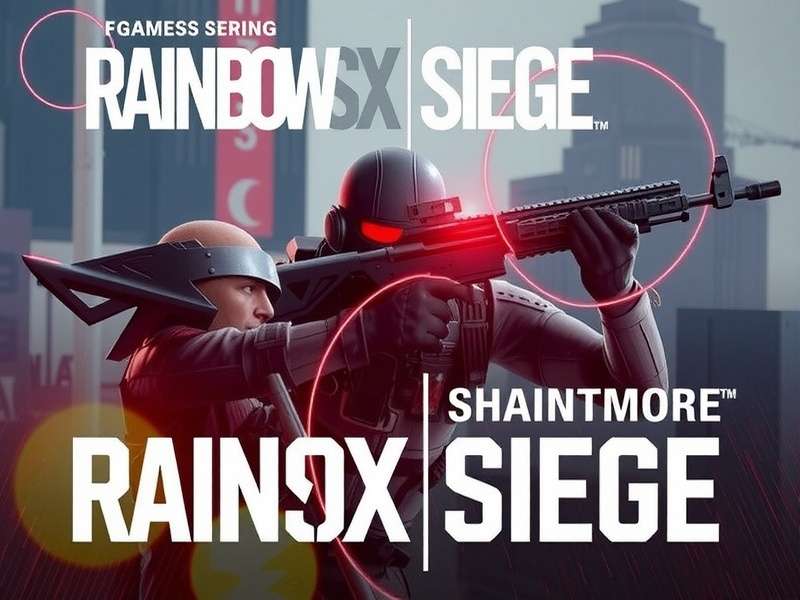 Infographic mapping connection path from player PC to Rainbow Six Siege game server