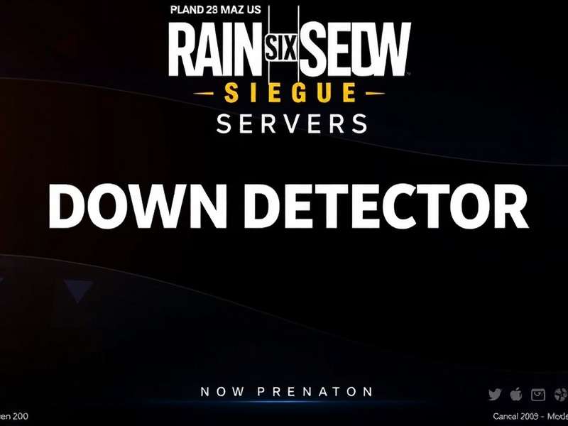 Rainbow Six Siege Live Server Status World Map