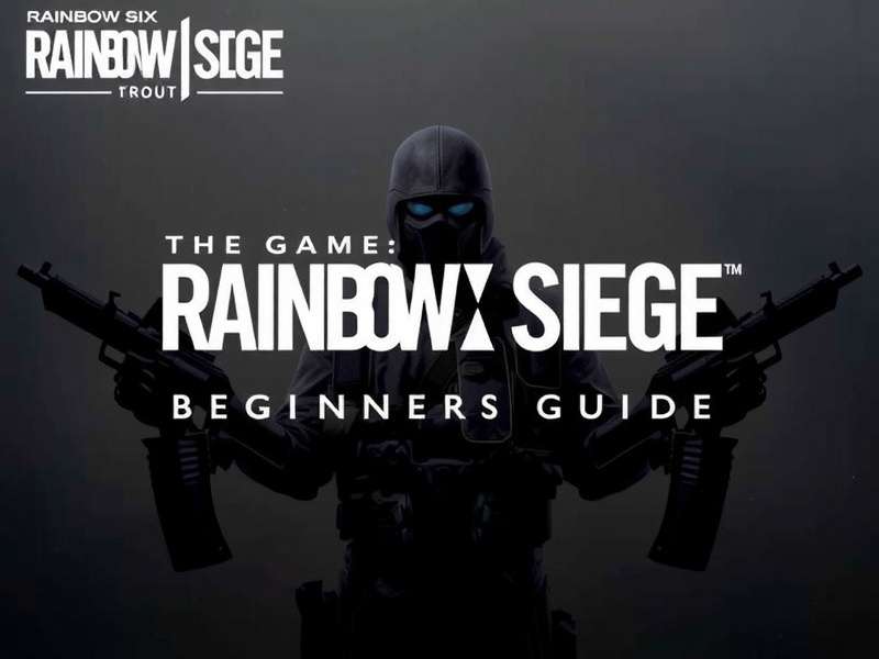 Lineup of beginner-friendly Rainbow Six Siege operators including Sledge, Rook, Ash, and Mute