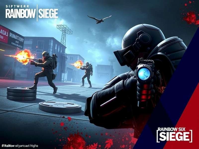 Rainbow Six Siege Mobile India hero banner showing operators and tactical gameplay