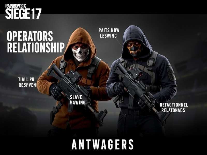 Rainbow Six Siege operators relationships diagram showing Team Rainbow connections and synergies