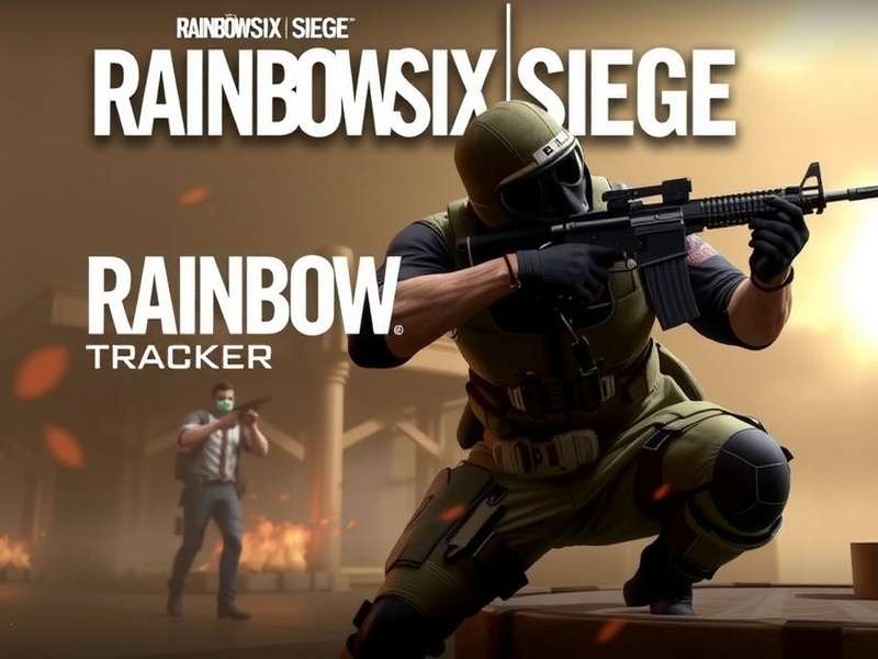Rainbow Six Siege Tracker Dashboard showing live operator statistics and map heatmaps