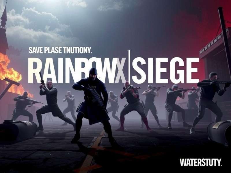 Rainbow Six Siege Mobile USA Release Date official banner showing tactical operators and mobile gameplay