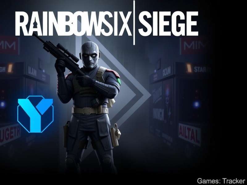 Rainbow Six Siege controller settings configuration screen on a gaming monitor with DualSense controller