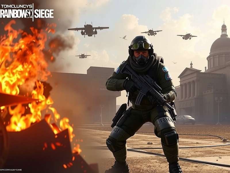 Rainbow Six Siege Mobile tactical shooter gameplay showcase featuring operators and urban combat