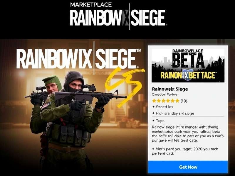 Rainbow Six Siege Marketplace Beta – tactical trading hub for operators and skins