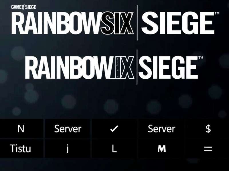 Rainbow Six Siege global server monitoring dashboard showing real‑time status across regions